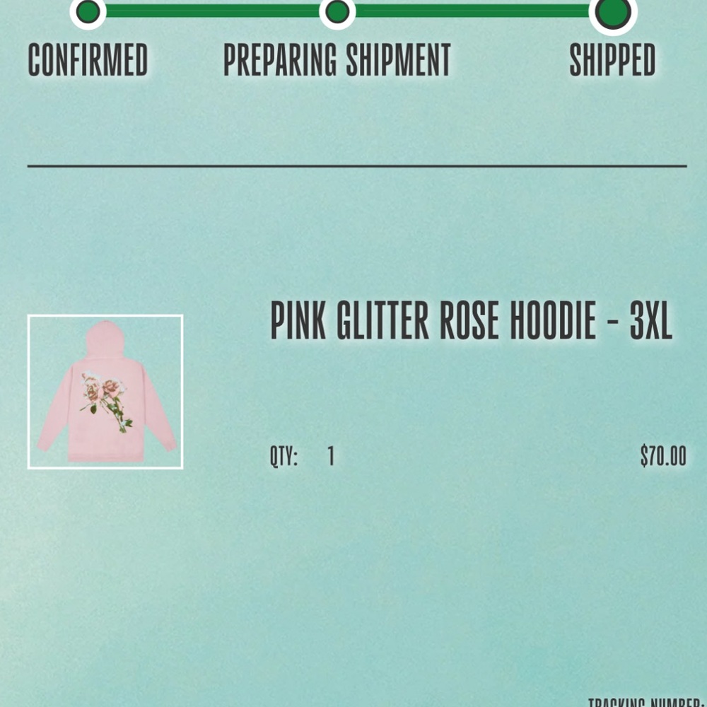 Taylor Swift Pink Glitter Rose Hoodie - Picture 6 of 6
